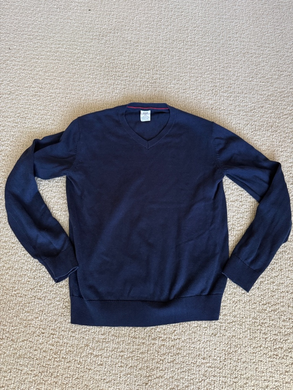 Boy’s V-Neck GAP Navy Sweater